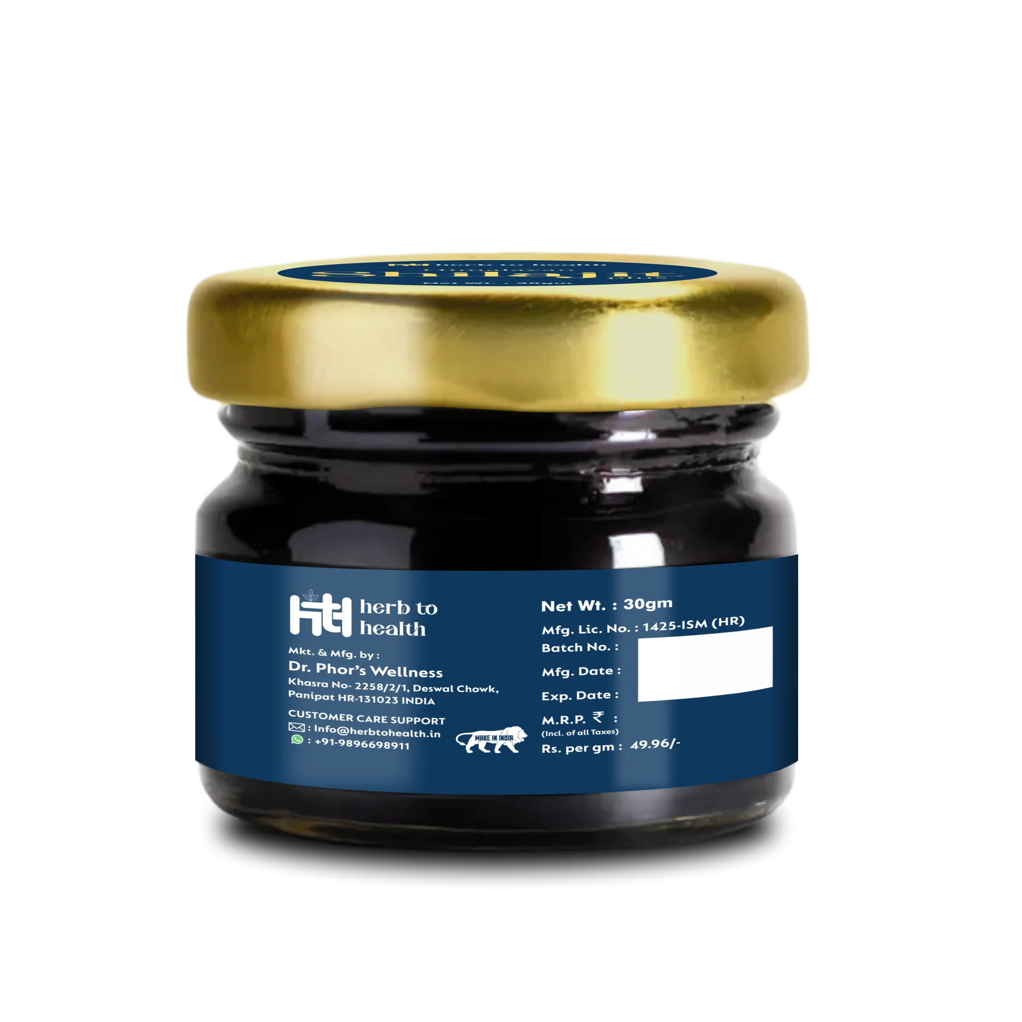herb to health pure shilajit resin