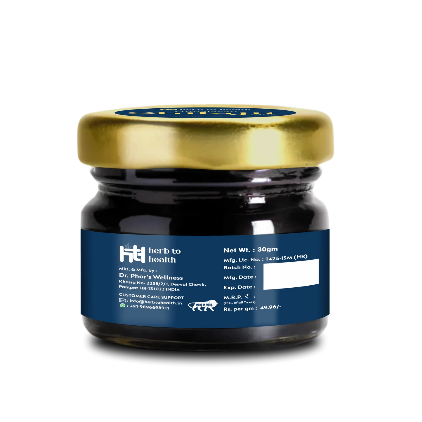 herb to health pure shilajit resin