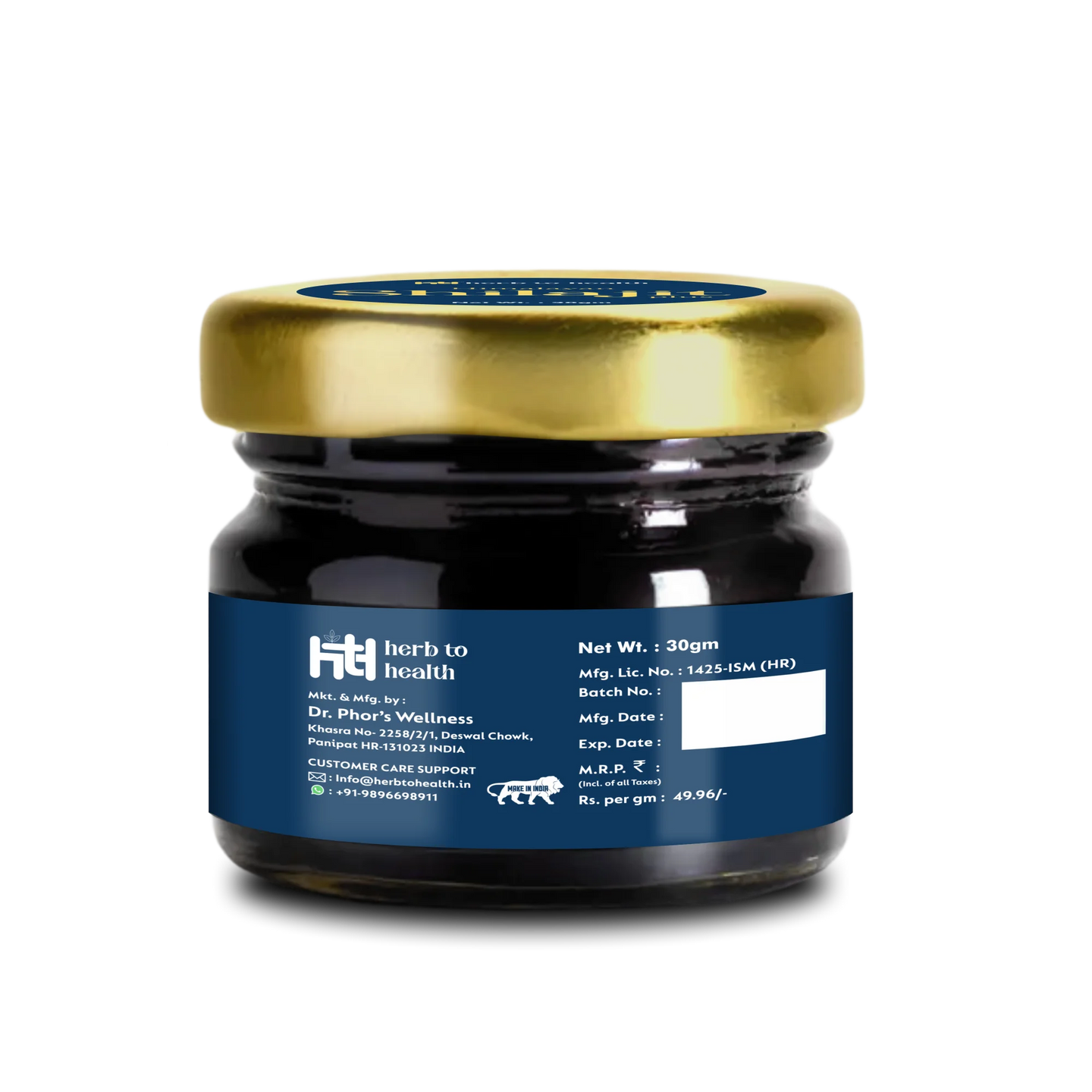 herb to health pure shilajit resin