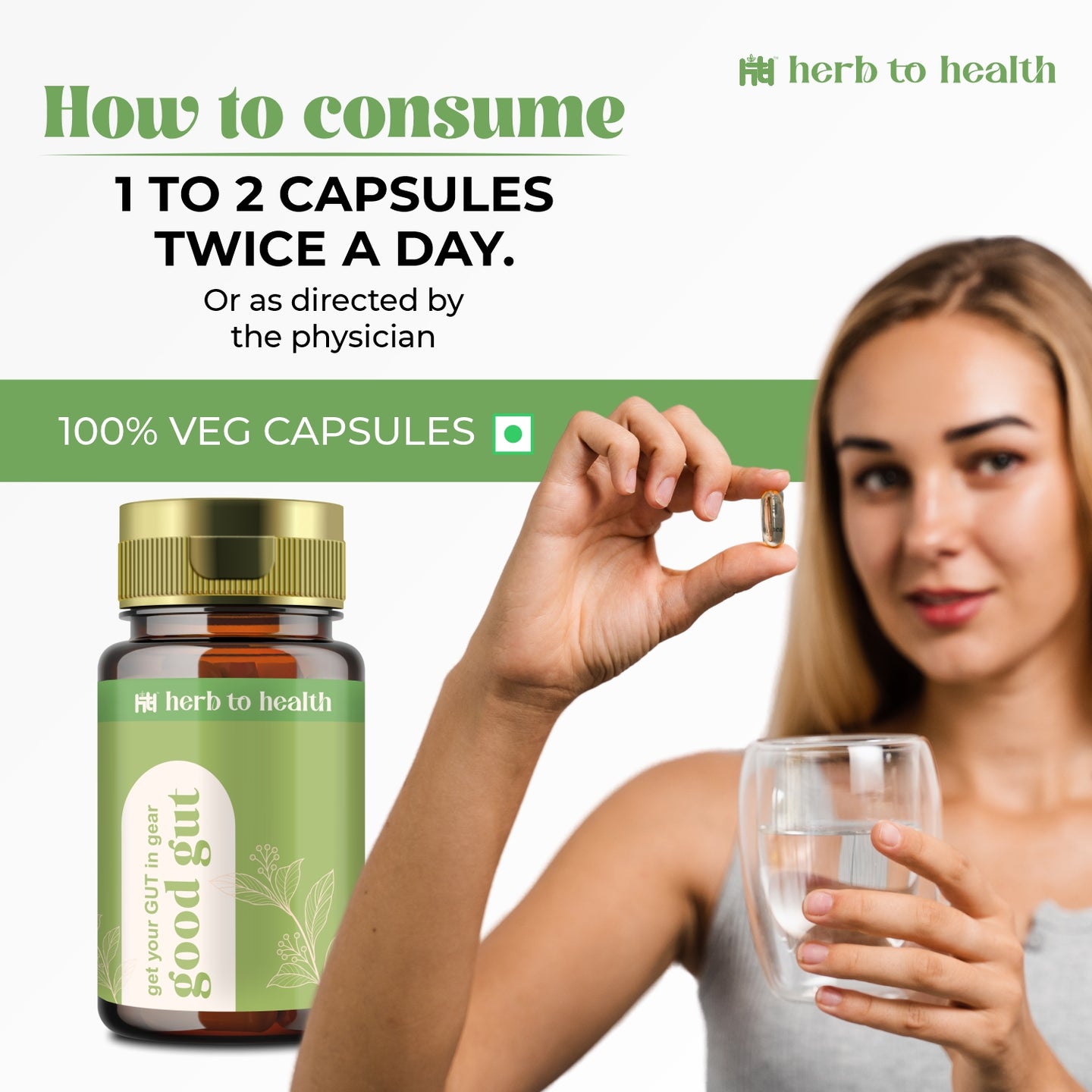 Herb To Health Liver Cleanse & Good Gut Capsule Combo