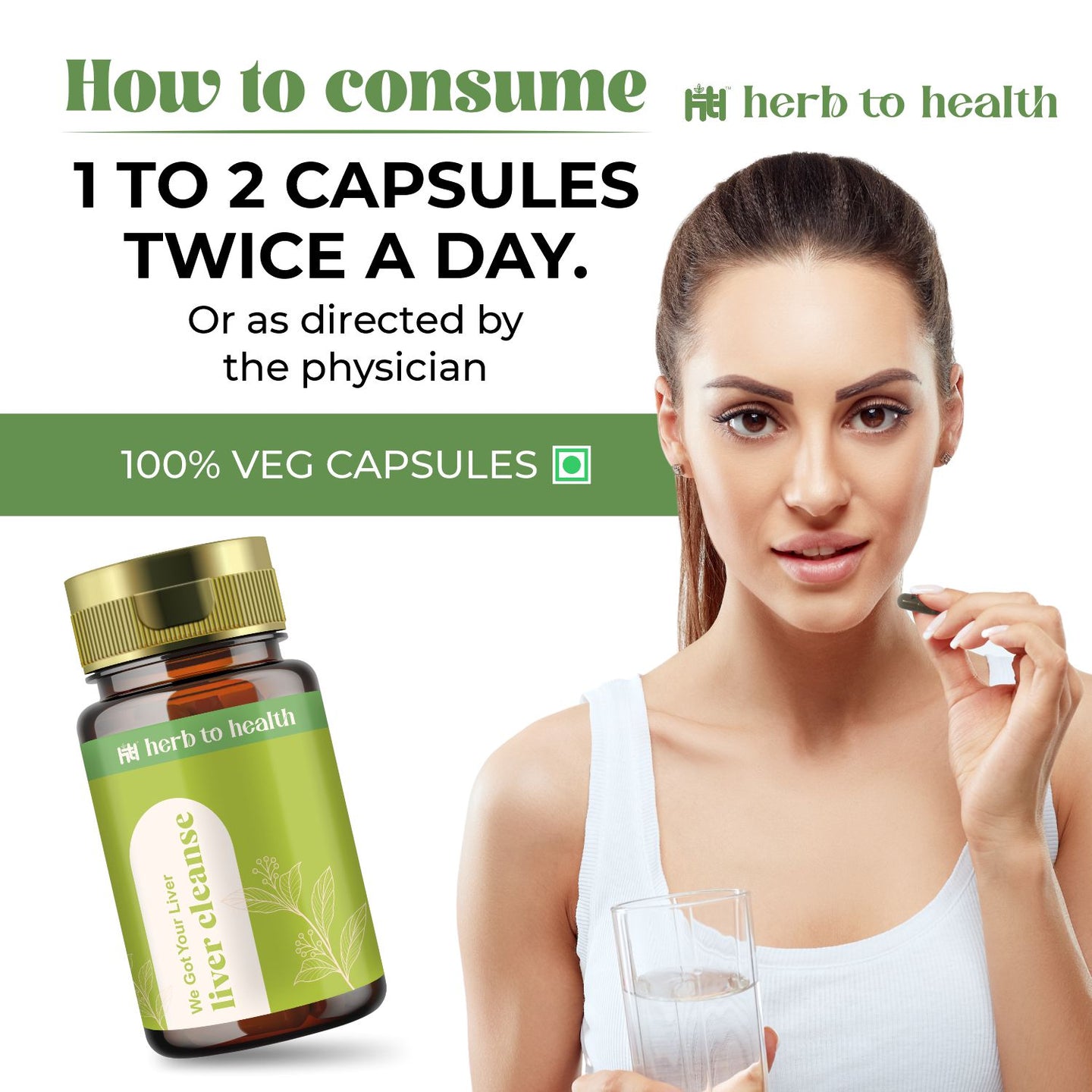 Herb To Health Liver Cleanse & Good Gut Capsule Combo