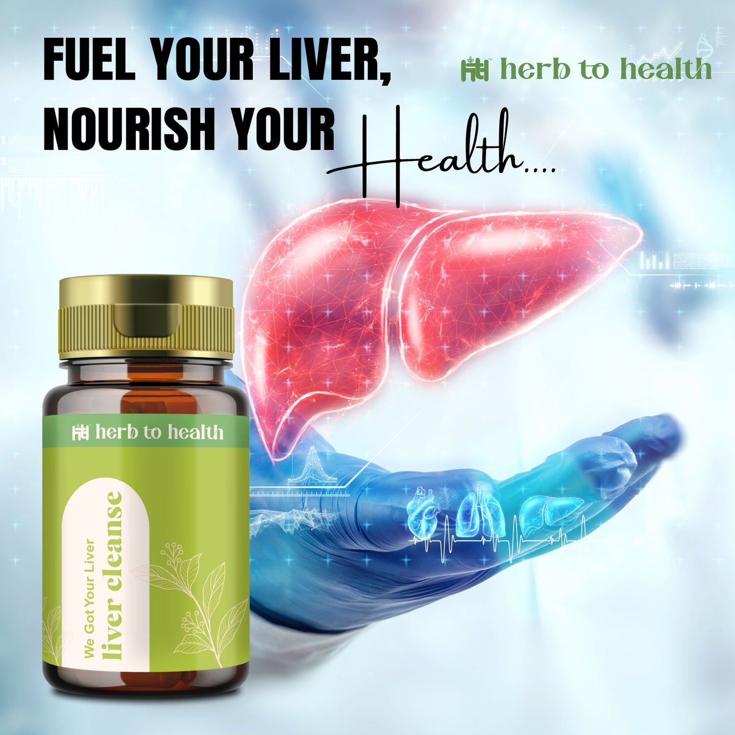 Herb To Health Liver Cleanse & Good Gut Capsule Combo