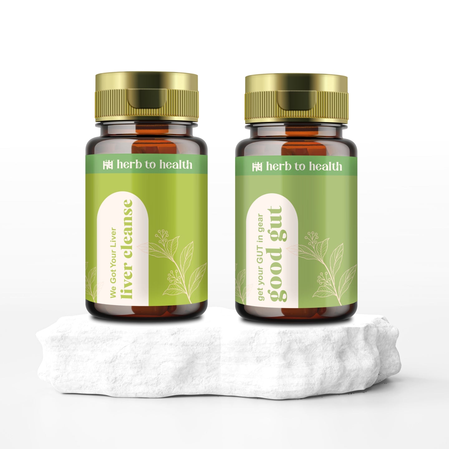 Herb To Health Liver Cleanse & Good Gut Capsule Combo