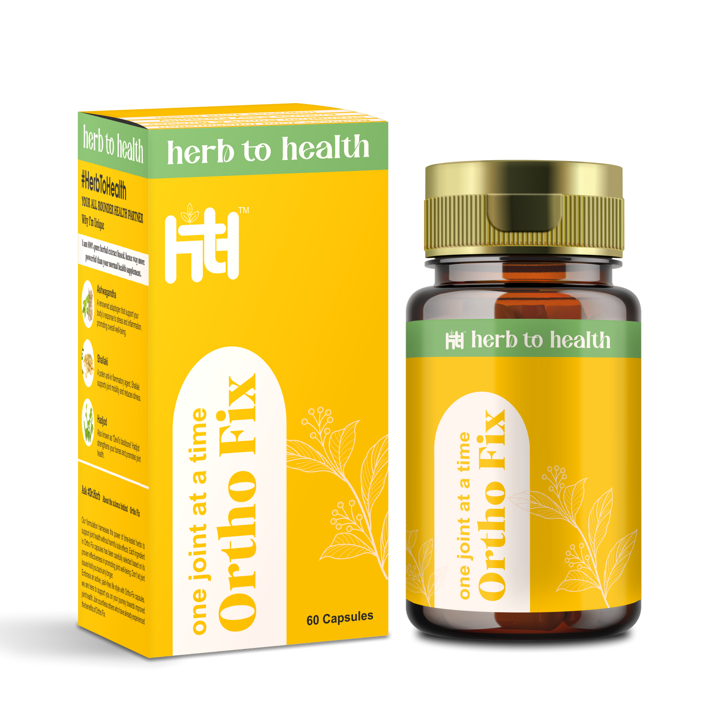 Herb to Health Ortho Fix For Joint Health, 60 Capsule